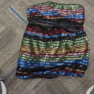 2 piece mini Sequin set